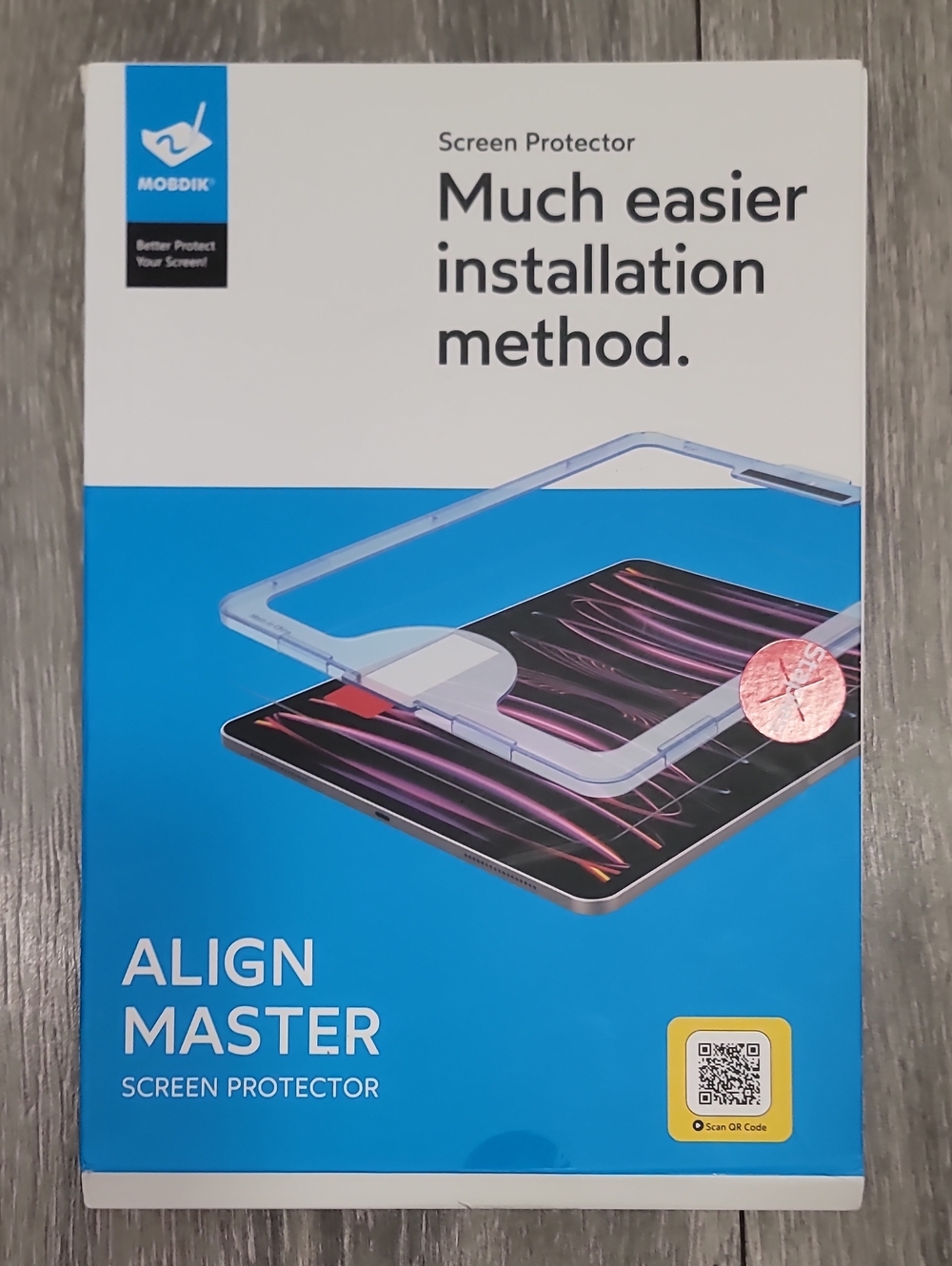 Align Master Screen Protector - Blue